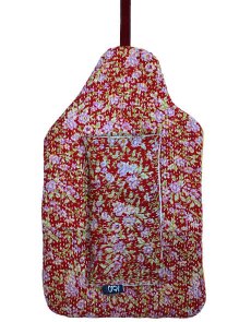 Beautiful soft quilted kantha hot water bottle covers - Violet